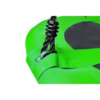 Dětská houpačka - kruh "čapí hnízdo" - 100 cm - zelené