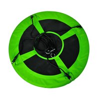 Dětská houpačka - kruh "čapí hnízdo" - 100 cm - zelené