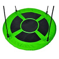 Dětská houpačka - kruh "čapí hnízdo" - 100 cm - zelené