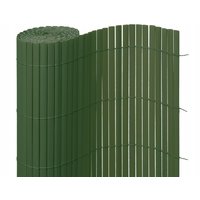 Clona na plot - imitace bambusu - 100x500 cm zelená