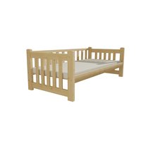 Dětská postel z MASIVU 200x90 cm SE ŠUPLÍKY - DP035