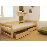 Dětská postel z MASIVU 200x80 cm SE ŠUPLÍKY - DP023
