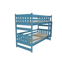 Dětská patrová postel z MASIVU 200x90cm bez šuplíku - PP021