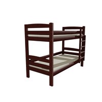 Dětská patrová postel z MASIVU 180x80cm SE ŠUPLÍKY - PP019
