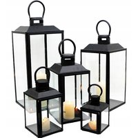 Černé lucerny - 5 kusů