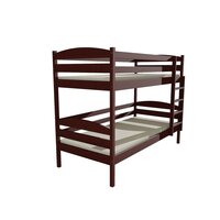 Dětská patrová postel z MASIVU 200x90cm bez šuplíku - PP018