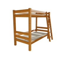 Dětská patrová postel z masivu ROBUST 8X8 3A - 200x80 cm