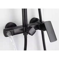 Sprchová souprava MAXMAX Rea ROGER s výtokem do vany - černá