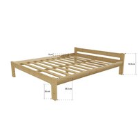 Postel z masivu 200x200 cm - MK13A