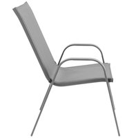 Zahradní židle POLO - světle šedé