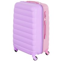 Cestovní kufry CANDY - fialovo/růžové