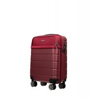 Moderní cestovní kufr ATHENS, velikost M - červený