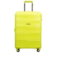 Moderní cestovní kufry BAHAMAS - světle zelená