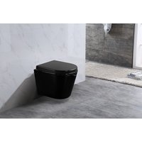 Závěsné WC RICO - černé