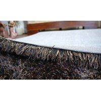 Kusový koberec SHAGGY LOVE - tmavě hnědý, 60x110 cm