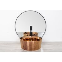Keramické umyvadlo MAXMAX Rea IDA - Rose gold zlaté