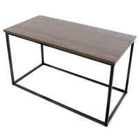 Konferenční stolek KALIS 80x40 cm - dřevo/kov