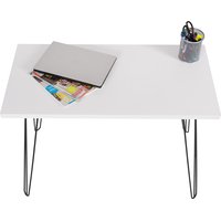 Psací stůl LOFT - bílý/černý