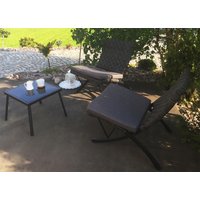 Zahradní ratanový nábytek TECH - šedá