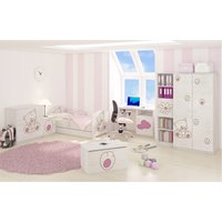 Dětská postel s výřezem KOČIČKA - růžová 140x70 cm + matrace ZDARMA!