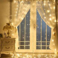 Vánoční svítící 300 LED závěs 3x3m