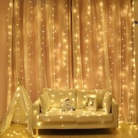 Vánoční svítící 300 LED závěs 3x3m