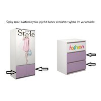 Šatní skříň - FASHION TYP F