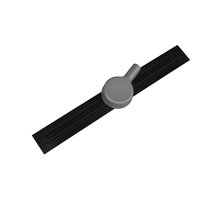 Sprchový žlab MAXMAX Mexen FLAT 360 SLIM - černý