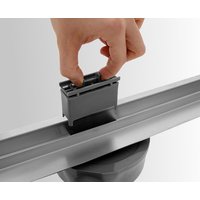 Sprchový žlab MAXMAX Mexen FLAT 360 SLIM - černý