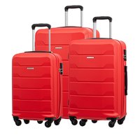 Moderní cestovní kufry MILAN - červené