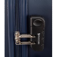 Moderní cestovní kufry MILAN - NAVY modré