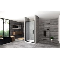Sprchové dveře MAXMAX Rea RAPID swing 100 cm - černé