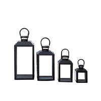 Černé lucerny - 4 kusy