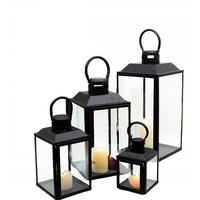 Černé lucerny - 4 kusy