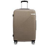 Moderní cestovní kufry FLORENCE - béžové