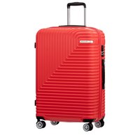 Moderní cestovní kufry FLORENCE - červené
