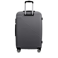 Moderní cestovní kufry FLORENCE - šedé