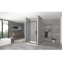 Sprchové dveře MAXMAX Rea RAPID swing 120 cm - černé