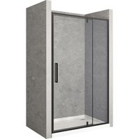 Sprchové dveře MAXMAX Rea RAPID swing 120 cm - černé