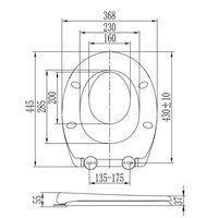 Samozavírací BABY WC sedátko, duroplast, bílé, s odnímatelnou dětskou vložkou a panty