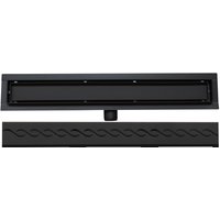 Sprchový žlab MEXEN WAVE BLACK - černý