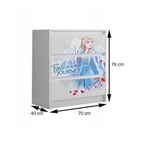 Dětská komoda Disney - FROZEN 2 - Elsa "Trust your journey"
