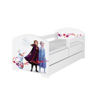 Dětská postel Disney - FROZEN 2 160x80 cm - Elsa, Anna a Olaf