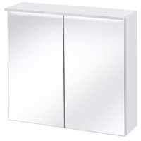 Koupelnová závěsná skříňka VECTA se zrcadlem 80 cm - s LED světlem