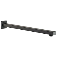 Rameno dešťové sprchy MEXEN - 40 cm - obdélníkové - rovné - černé, 79112-70