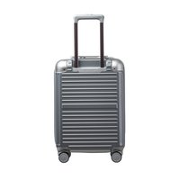 Moderní cestovní kufry DALLAS - stříbrné