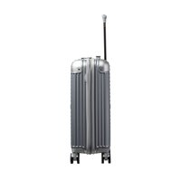 Moderní cestovní kufry DALLAS - stříbrné