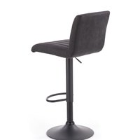 Barová židle COMFORT - šedo/černá - výškově nastavitelná