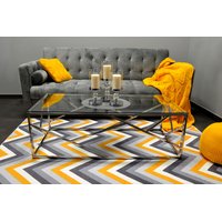 Konferenční stolek GLAMOUR sharp 120x60 cm - sklo/kov