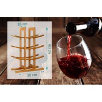 Bambusový stojan na víno - 12 lahví